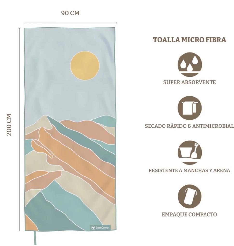 Miniatura Toalla Playa Microfibra Grande XL Concón (90 x 200) -