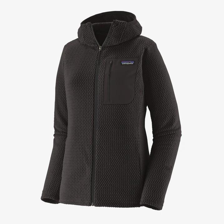 Miniatura Polar Mujer R1 Air Full-ZIP Hoody - Color: Negro
