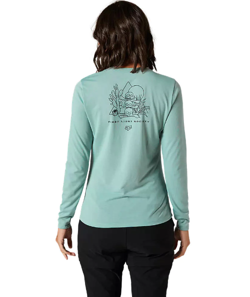 Polera Lifestyle Mujer Snipper Manga Larga - Color: Verde
