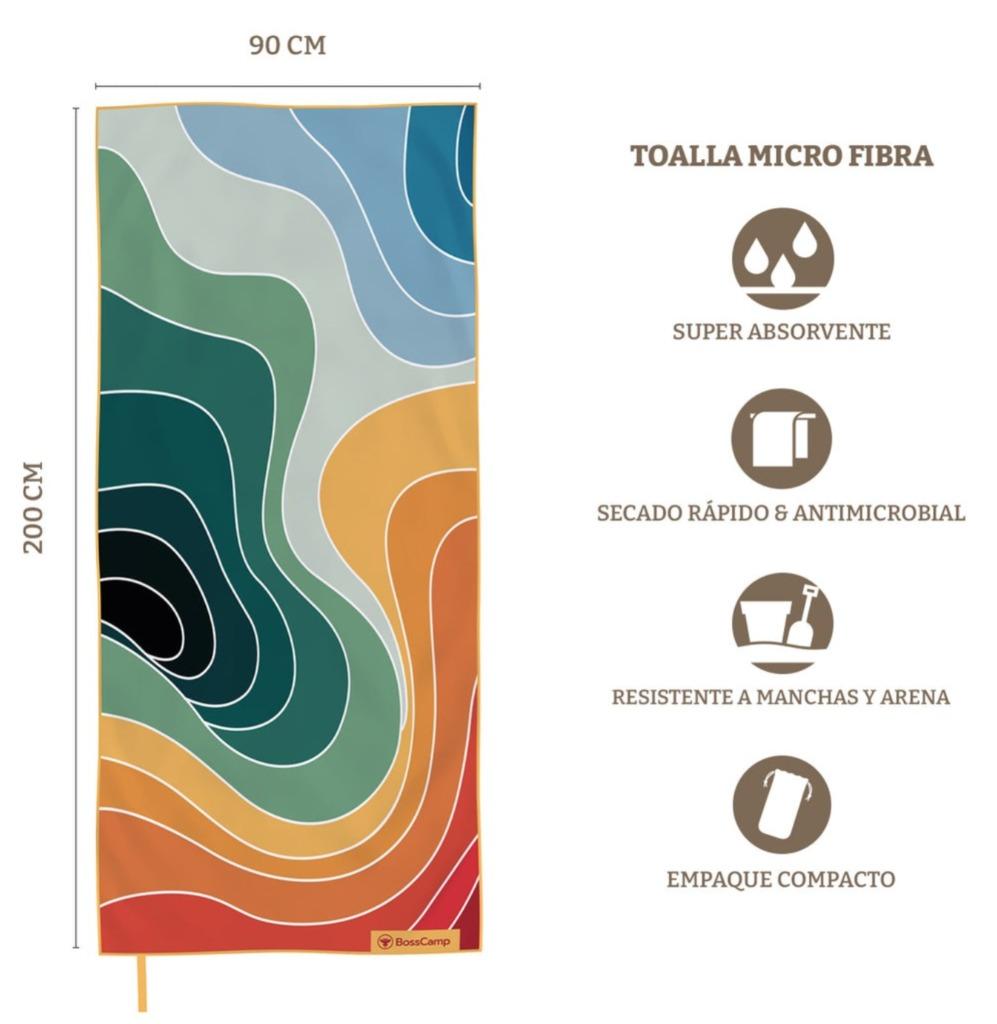 Miniatura Toalla Playa Microfibra Grande XL Concón (90 x 200) -