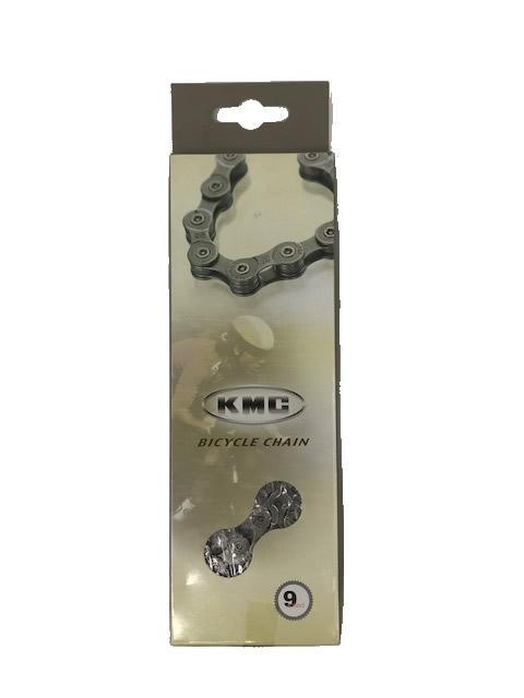 Cadena 1/2x11/128" Kmc Mod Z99 - 9 V. - Color: Plateado