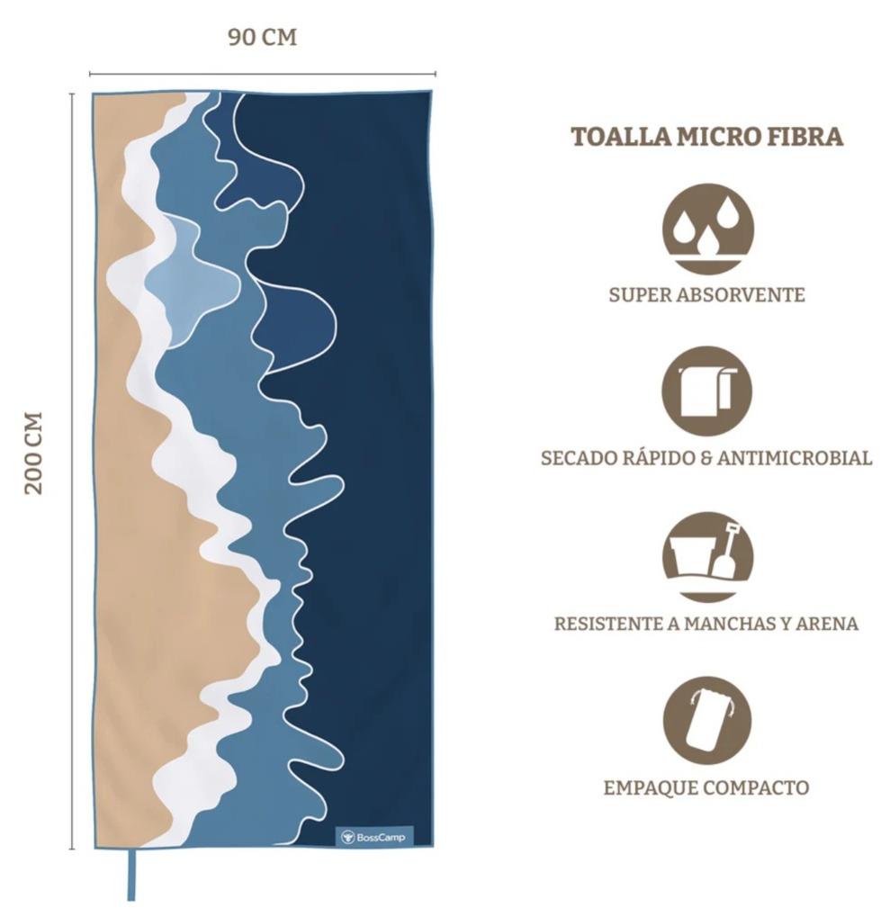 Miniatura Toalla Playa Microfibra Grande XL Concón (90 x 200) -
