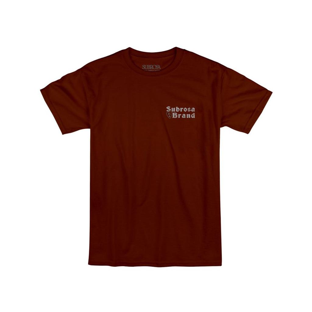 Polera Broken Spokes - Color: Maroon