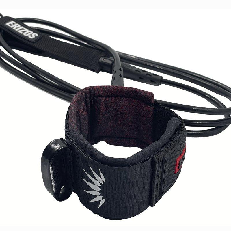 Surf Leash 2022 - Color: Negro/Rojo