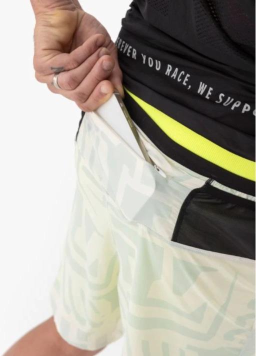 Miniatura Short Trail Racing 2-In-1 Short M - Color: Gris-Negro-Amarillo