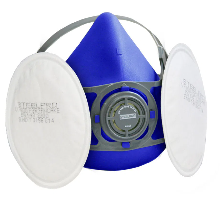 Kit Respirador V800 con Filtro P3/P100 Pancake Partículas - Formato: Tamaño Único