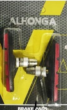 Patin de freno v-brake bicolor tipo allen taiwan -