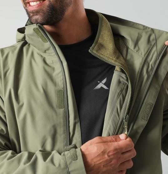 Miniatura Chaqueta Hombre 3 En 1 Andesgear Cochamo - Color: Verde Oliva