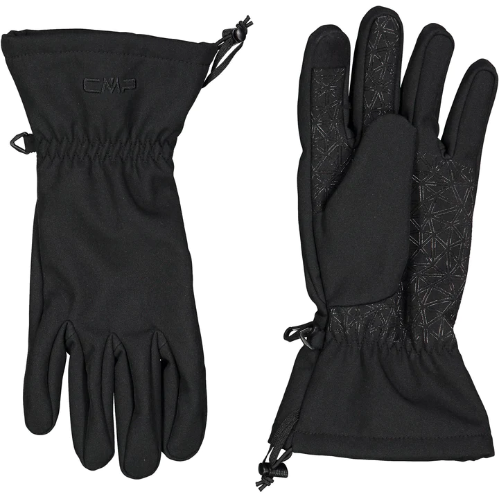 Guantes Hombre Softshell Gloves - Talla: 10, Color: Negro