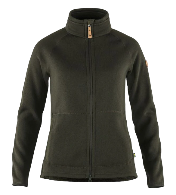 Polar Mujer Ovik Fleece Zip Sweater - Color: Verde