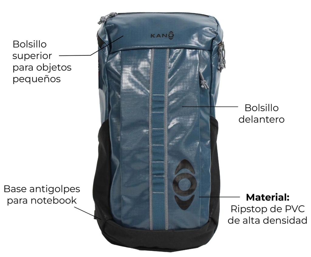 Miniatura Mochila Outdoor 25L Andes  - Color: Azul Petroleo