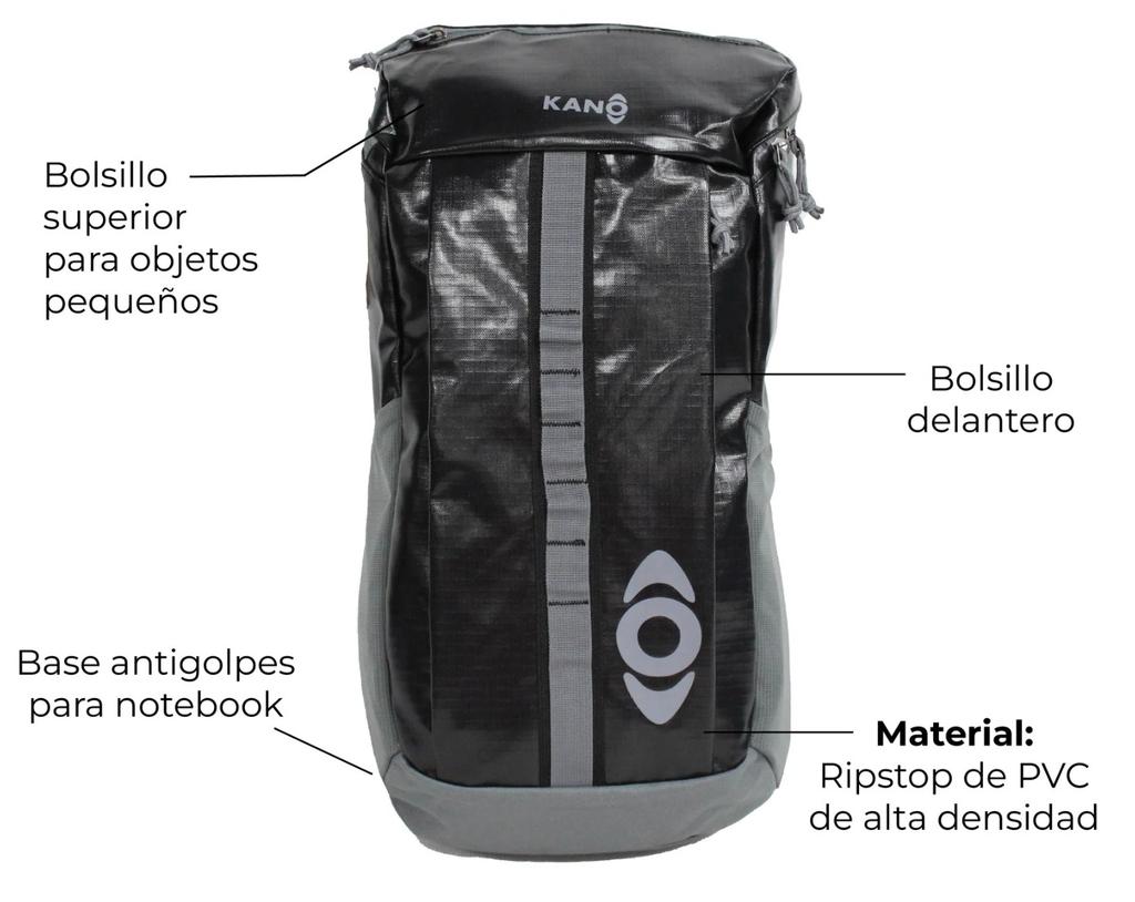 Miniatura Mochila Outdoor 25L Andes  - Color: Negro