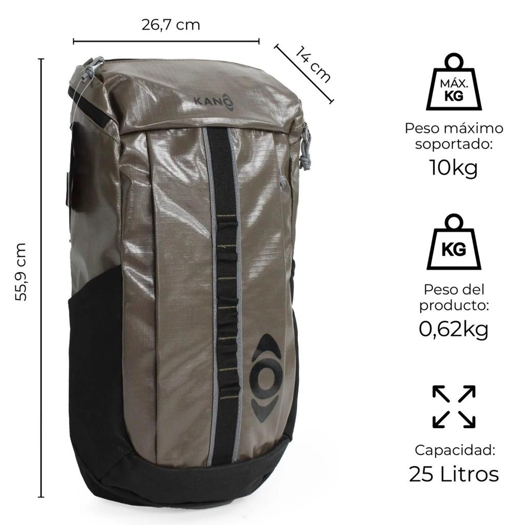 Miniatura Mochila Outdoor 25L Andes  - Color: Marrón