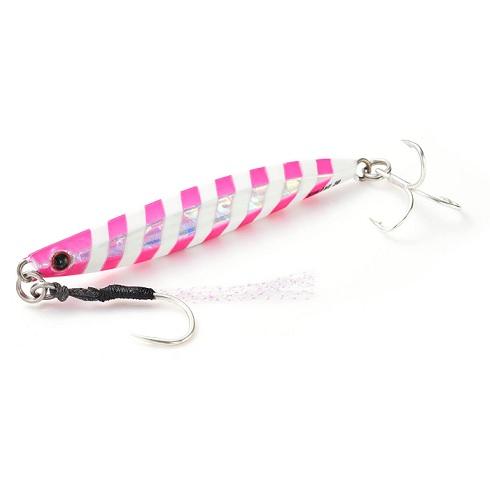 Miniatura Jig Metal Effect Stay Fall 60g - Color: Rosado Blanco