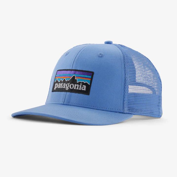 Jockey P-6 Logo Trucker Hat - Color: Celeste