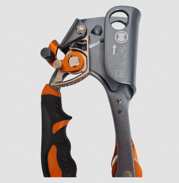 Miniatura Bloqueador – Ascendedor De Puño Quick Roll Con Polea (Izquierdo) - Color: Gris