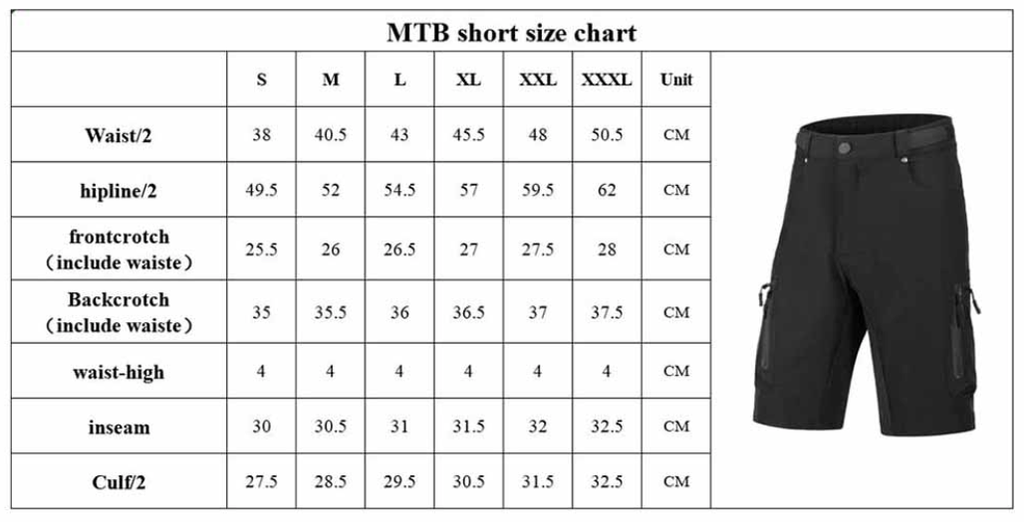 Short De Bicicleta Hombre MTB -