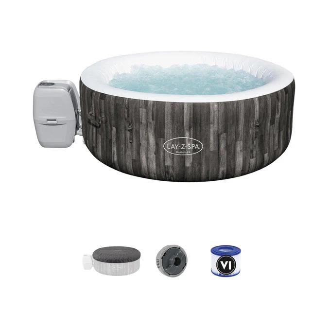 Miniatura Hot Tub Spa Jacuzzi Inflable Bahamas 4 Personas -