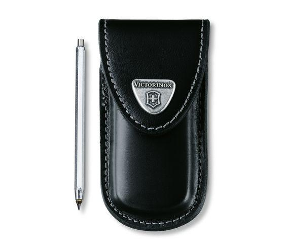 Miniatura Estuche 07 de Piel Golftool Adhesivo Clip con Lapicera - Color: Negro