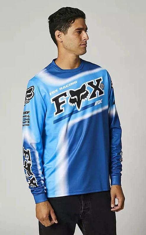 Miniatura Polera Lifestyle Manga Larga Powerband  - Color: Azul