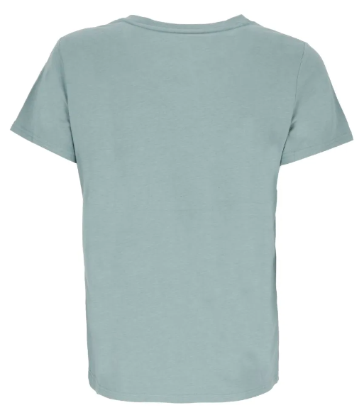 Miniatura Polera Manga Corta Mountain Logo Women - Color: Celeste