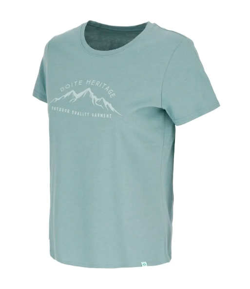 Miniatura Polera Manga Corta Mountain Logo Women - Color: Celeste
