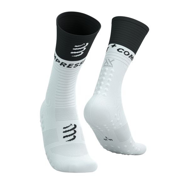 Mid Compression Socks V2.0 - Color: White/Black