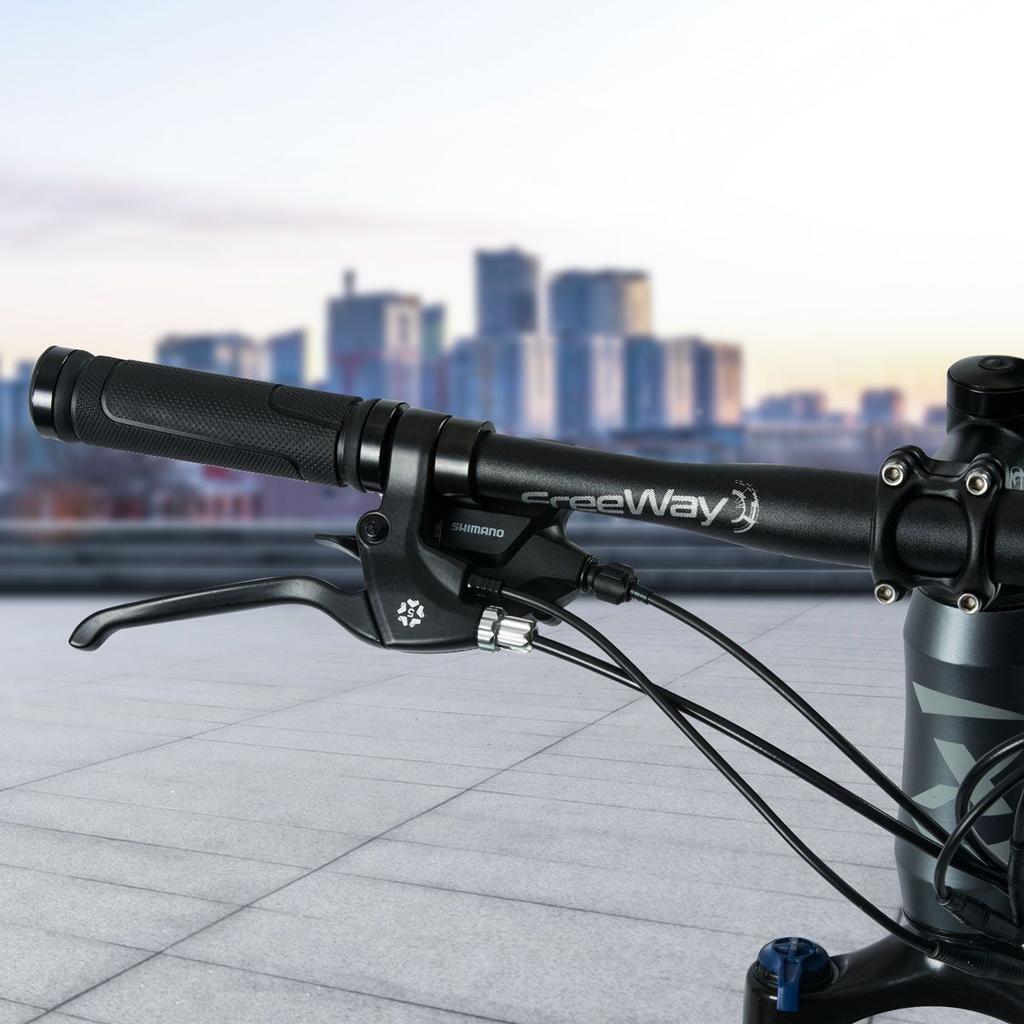 Miniatura Bicicleta Electrica Aro 27.5 Freeway - Talla: L, Color: Grafito-Cian