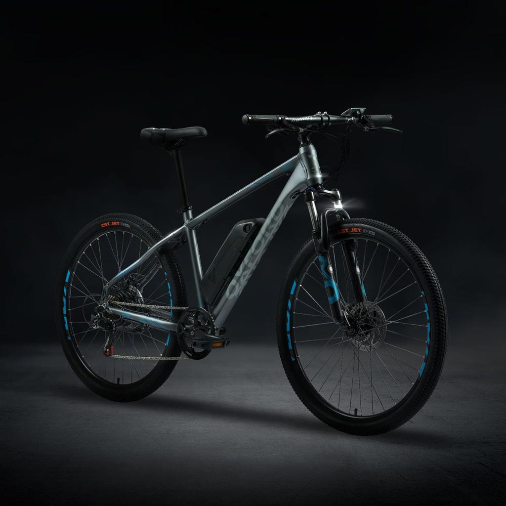 Miniatura Bicicleta Electrica Aro 27.5 Freeway - Talla: L, Color: Grafito-Cian