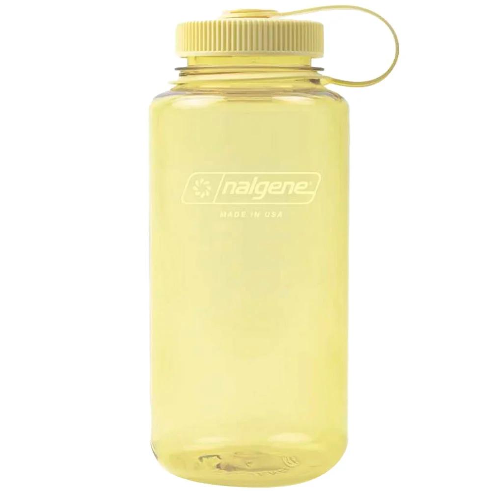 Botella Reutilizable Boca Ancha 1000ml - Color: Amarillo