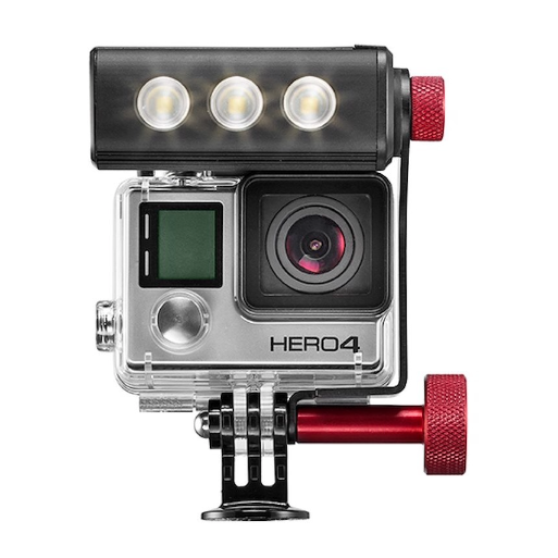 Soporte Y Luz Thrillled Todoterreno Para Cámaras Gopro -