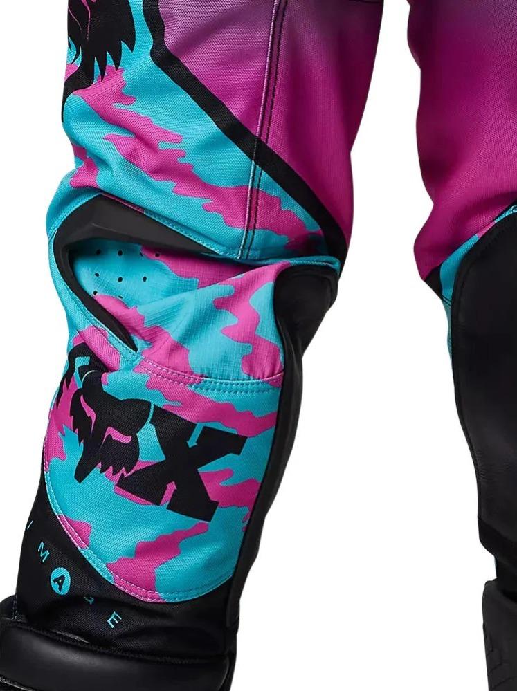 Miniatura Pantalon Moto Niño 180 Nuklr - Color: Celeste/Rosado