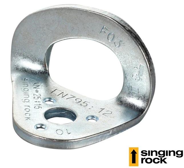 Chapa De Anclaje Acero Zinc -