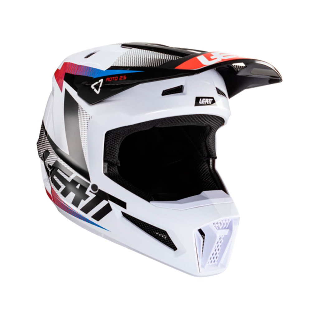 Casco Leatt Moto 2.5 V24 Black/White S 55-56cm