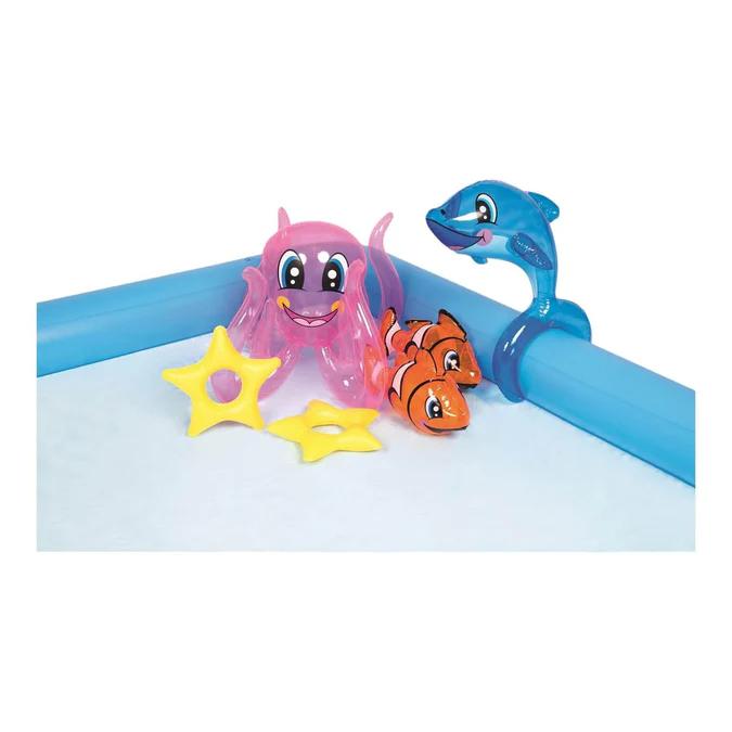 Piscina Y Juegos Inflable Acuario 2.39Mx2.06Mx86Cms  -