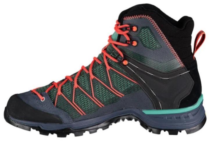 Zapato Mujer MTN Trainer Lite Mid GTX - Color: Feld Green-Fluo Coral