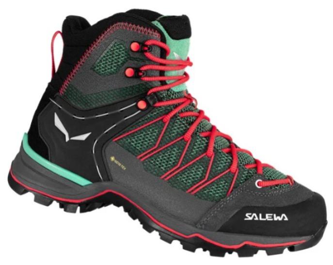 Zapato Mujer MTN Trainer Lite Mid GTX - Color: Feld Green-Fluo Coral