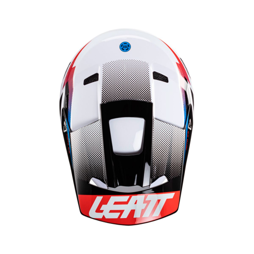 Miniatura Casco Leatt Moto 2.5 V24 Black/White S 55-56cm - Color: Black/White