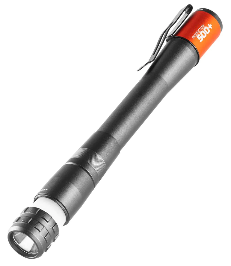 Linterna Led Inspector 500+ Lumenes Recargable - Color: Negro