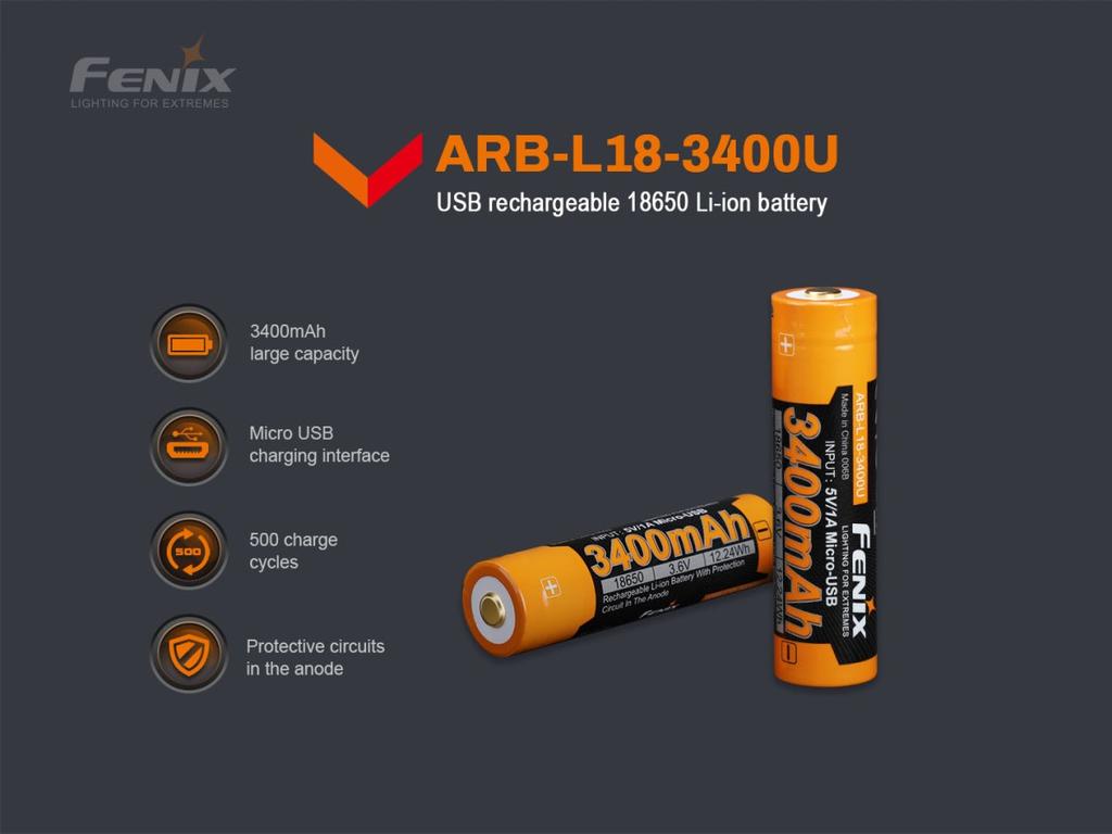 Batería Recargable ARB-L18-3400U -