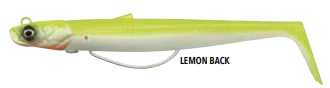 Miniatura Señuelo Savage Sandeel V2 Weedless - Color: Lemon Back