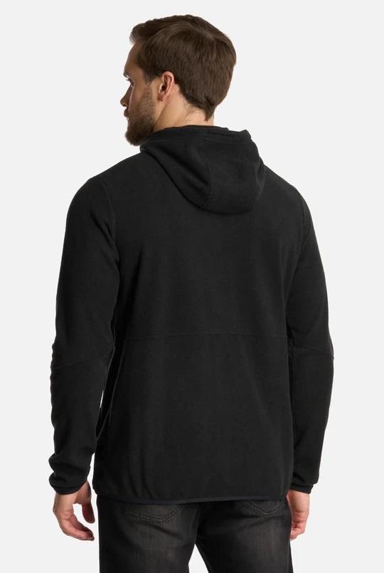 Miniatura Polar Hombre Stripes Nano-F Full Zip Hoody - Color: Negro