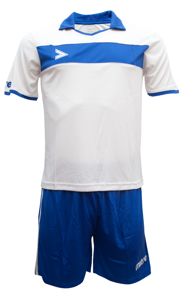 Miniatura Uniforme De Fútbol London Delta Eco Adulto - Color: Blanco-Azul