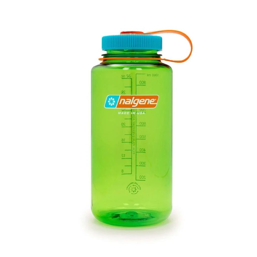 Miniatura Botella Reutilizable Boca Ancha 1000ml - Color: Verde-Celeste