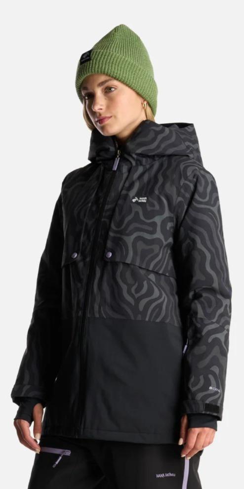 Chaqueta Mujer Yeti Print  - Color: Negro