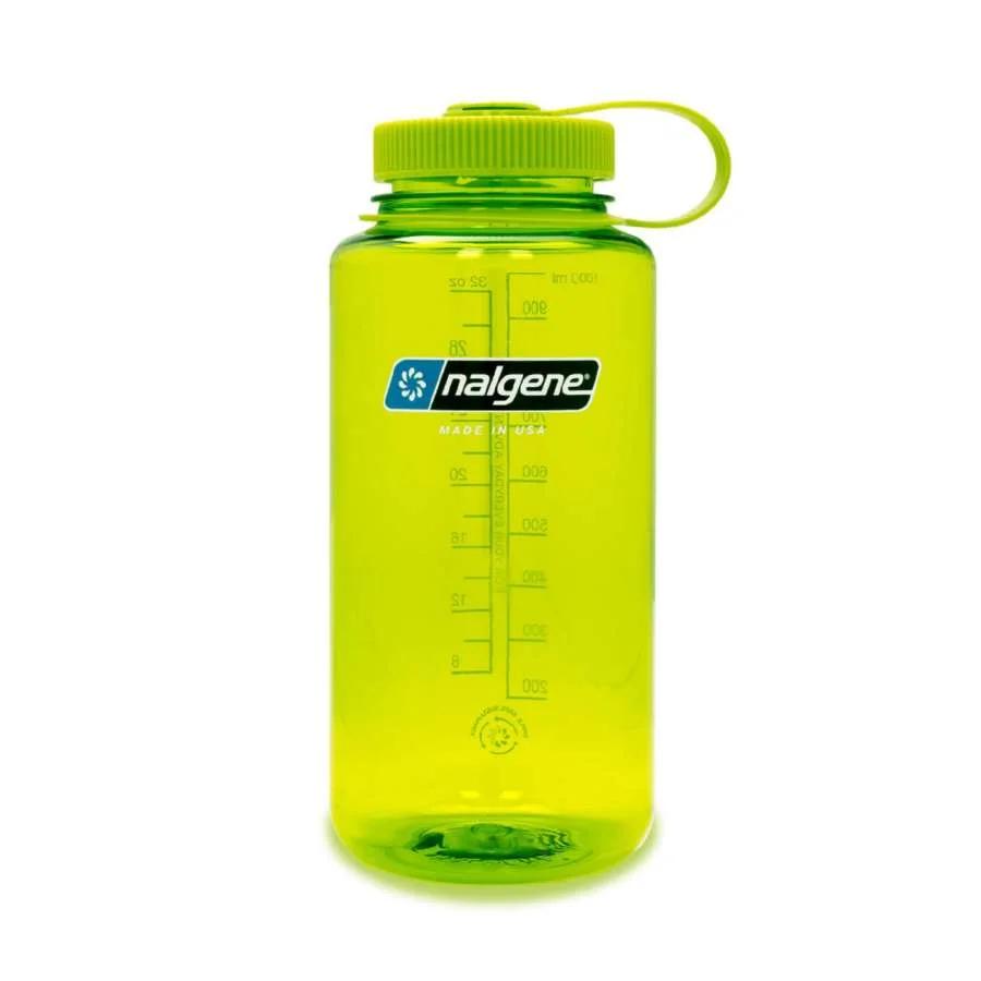 Miniatura Botella Reutilizable Boca Ancha 1000ml - Color: Verde Amarillento