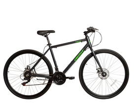 Bicicleta Albatros Hibrida Aro 700 X 35 Aluminio 18V. Disco Mecanico -