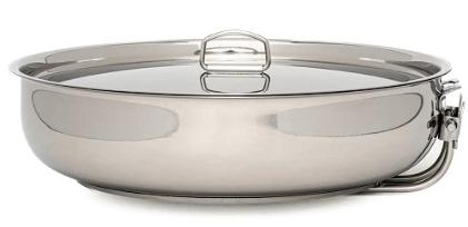 Sarten Stainless Steel Skillet & Lid -