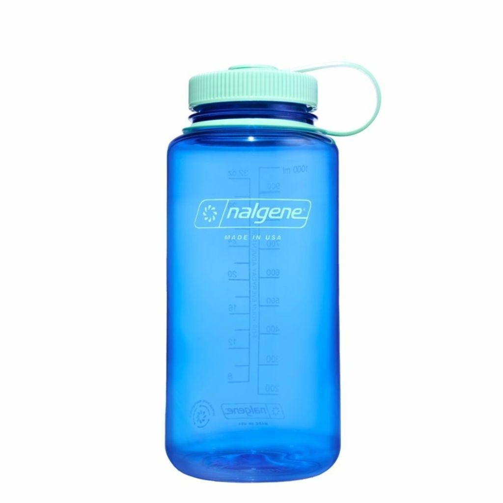 Miniatura Botella Reutilizable Boca Ancha 1000ml - Color: Azul-Celeste