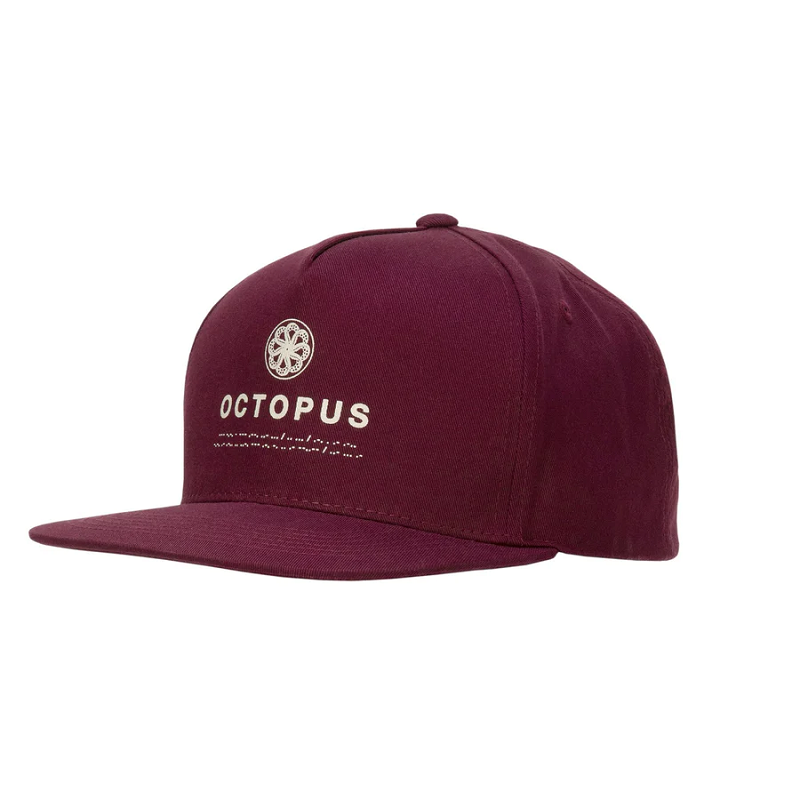 Octopus Cap Morse Code - Talla: ST, Color: Maroon